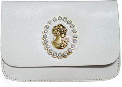 51% OFF on JG Shoppe Women Casual White Polyester Sling Bag