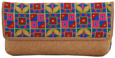 15% OFF on Craftstages Women Casual Brown Jute Sling Bag