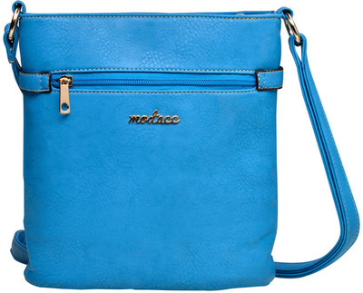 29% OFF on Mod'acc Women Blue PU Sling Bag