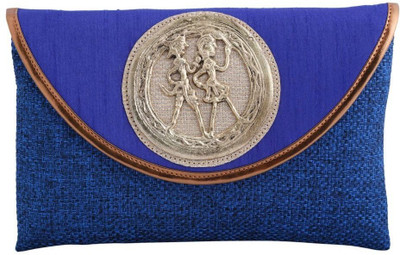 34% OFF on Craftstages Women Casual Blue Jute Sling Bag