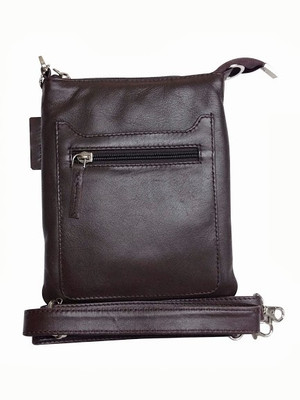 11% OFF on Chimera Leather Women Brown Genuine Leather Sling Bag 11% OFF on Chimera Leather Women Brown Genuine Leather Sling Bag