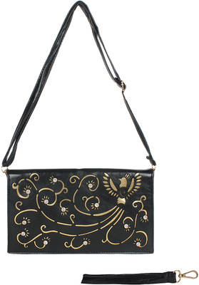 33% OFF on Daddy's Girl Women Casual Black PU Sling Bag