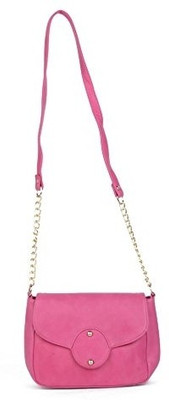 65% OFF on Adisa Women Pink PU Sling Bag 65% OFF on Adisa Women Pink PU Sling Bag