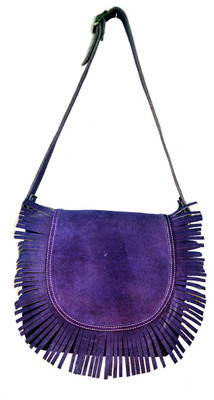 69% OFF on Saiva Women, Girls Casual, Evening/Party, Festive, Formal, Sports Purple Genuine Leather Sling Bag