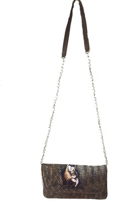 8% OFF on Craftstages Women Casual Brown Silk Sling Bag 8% OFF on Craftstages Women Casual Brown Silk Sling Bag