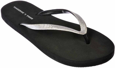 Tangerine Toes Silver Glitter Flip Flops Tangerine Toes Silver Glitter Flip Flops