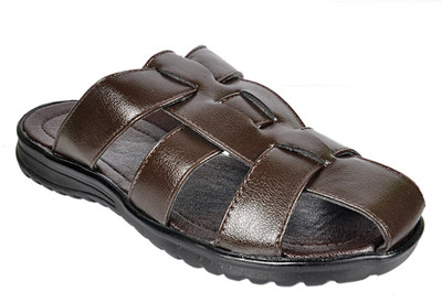Nonch Le Brown Strap Slippers Nonch Le Brown Strap Slippers