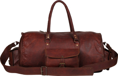 6% OFF on Rustic Town Mini Leather Duffel 18 Small Travel Bag - Small Brown 6% OFF on Rustic Town Mini Leather Duffel 18 Small Travel Bag - Small Brown