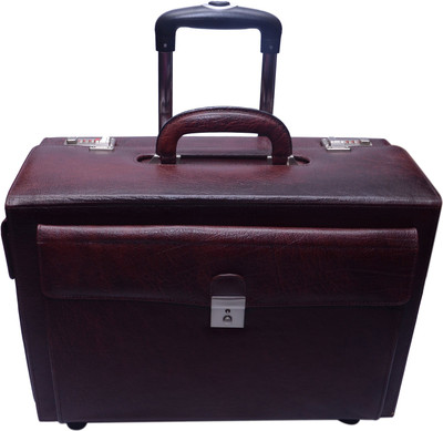 20% OFF on GrassHooper GH-LPTB Leather Pilot Trolley Small Travel Bag - Small Brown 20% OFF on GrassHooper GH-LPTB Leather Pilot Trolley Small Travel Bag - Small Brown