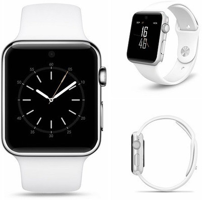 Attire Style Iconic Smartwatch (White Strap L) 