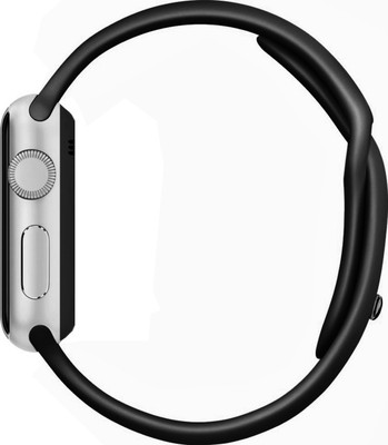 Emob Mobile Watch Phone with Calling System Supports iOS & Android Device Smartwatch (Black Strap) 