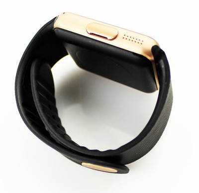 Maya Gold SmartWatch Smartwatch (Black Strap) 