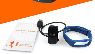 Opta Bluetooth fitness tracker and heart rate sensor for Android/IOS Mobile Smartwatch (White Strap) 