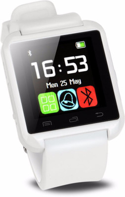 Blufury U8 - A + Smartwatch (White Strap) 