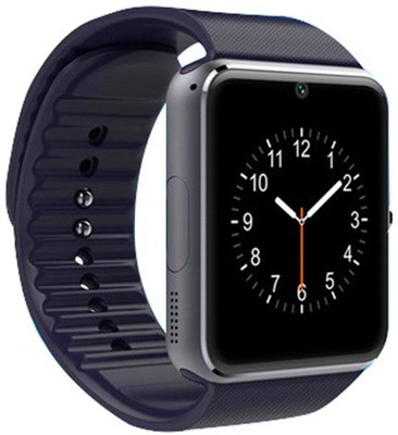 Qtec SWT08 Smartwatch (Black Strap) 
