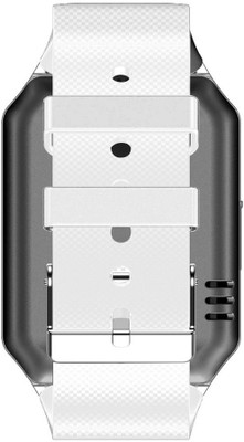 Aja Retail DZ09 Bluetooth, Sim, Memory Card Slot, Camera Fitness Tracker Smartwatch (White Strap) 