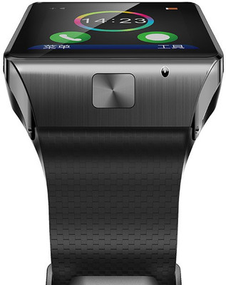 Qtec SW Smartwatch (Black Strap) 