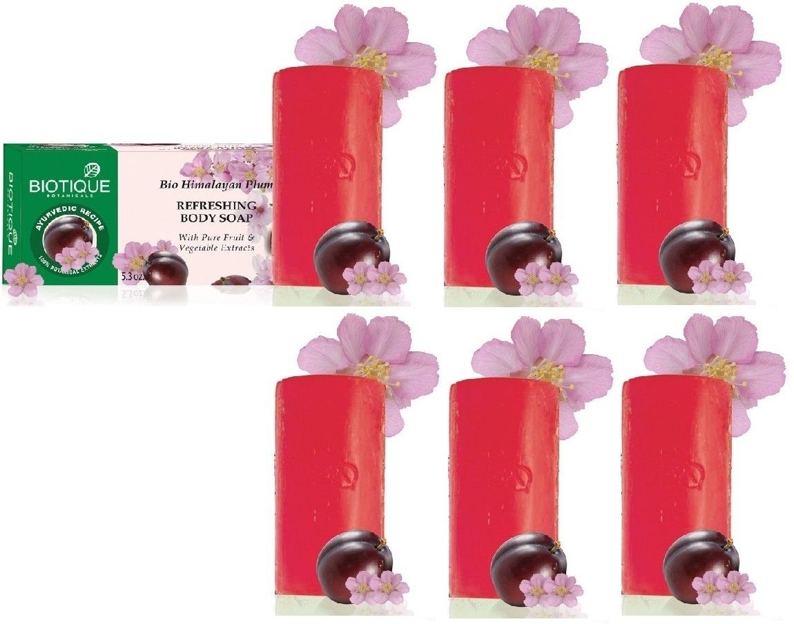 Biotique Himalayan Plum Soap (Set of 6) Biotique Himalayan Plum Soap (Set of 6)