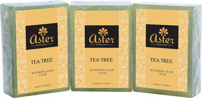 47% OFF on Aster Luxury Tea Tree Handmade Bathing Bar - Set Of 3 47% OFF on Aster Luxury Tea Tree Handmade Bathing Bar - Set Of 3