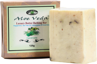 15% OFF on Aloe Veda Luxury Butter Bathing Bar - Peppermint & Lemon Grass 15% OFF on Aloe Veda Luxury Butter Bathing Bar - Peppermint & Lemon Grass
