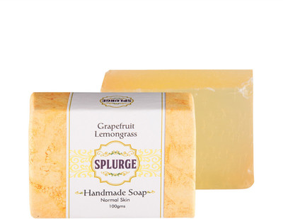 Splurge Grapefruit Lemongrass Handmade Soap Splurge Grapefruit Lemongrass Handmade Soap