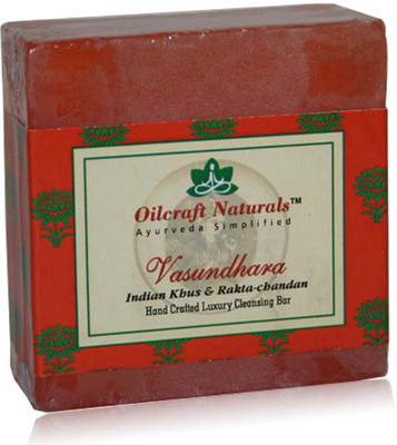 Oilcraft Naturals Indian Khus and Rakta-Chandan Ayurvedic Soap