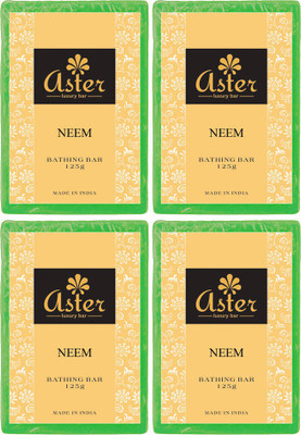 43% OFF on Aster Luxury Aster Luxury Neem Bathing Bar 125g - Set of 4 43% OFF on Aster Luxury Aster Luxury Neem Bathing Bar 125g - Set of 4