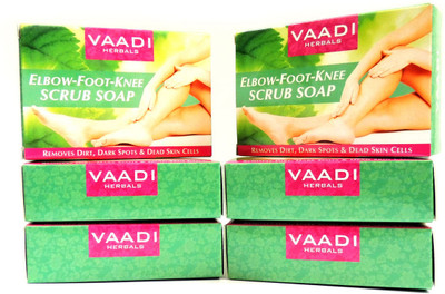 5% OFF on Vaadi Herbals Elbow-Foot-Knee Scrub Soaps with Almond & Walnut Scrub - Pack of 6 5% OFF on Vaadi Herbals Elbow-Foot-Knee Scrub Soaps with Almond & Walnut Scrub - Pack of 6