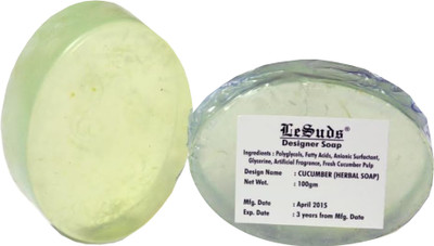 78% OFF on Lesuds Cucumber Herbal Handmade Designer Glycerine Soap Set of 2 78% OFF on Lesuds Cucumber Herbal Handmade Designer Glycerine Soap Set of 2