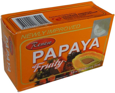 57% OFF on Renew Papaya Fruity Soap For Skin Whitening 1Pc 57% OFF on Renew Papaya Fruity Soap For Skin Whitening 1Pc