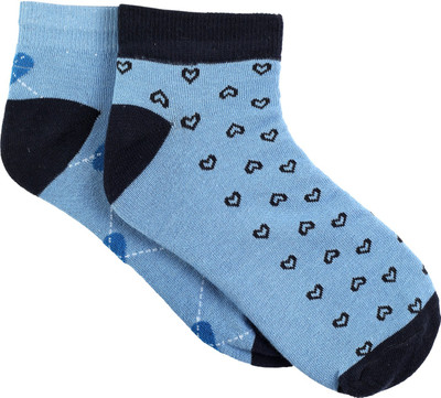 Renzer Women's Polka Print Ankle Length Socks Renzer Women's Polka Print Ankle Length Socks