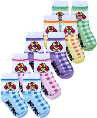 55% OFF on Angry Birds Girl's Printed Crew Length Socks 55% OFF on Angry Birds Girl's Printed Crew Length Socks
