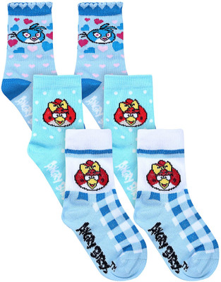 55% OFF on Angry Birds Girl's Printed Crew Length Socks 55% OFF on Angry Birds Girl's Printed Crew Length Socks