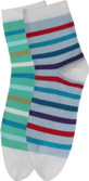 Renzer Women's Striped Crew Length Socks Renzer Women's Striped Crew Length Socks