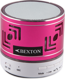 Bexton TruBass Bluetooth Metal Lightning Wireless Mobile/Tablet Speaker (Pink, 1.0 Channel)