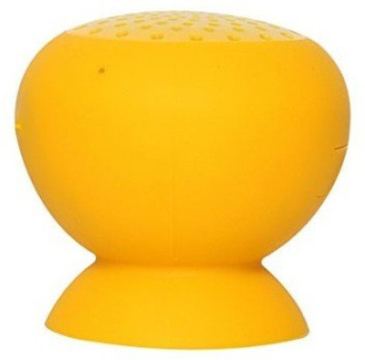 FKU Sticky Suction Portable Bluetooth Mobile/Tablet Speaker (Yellow, 2.1 Channel) 