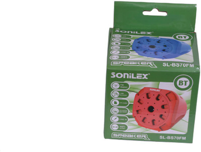 Sonilex Sonilex SL-BS70 USB Player HiFi Sound Portable Bluetooth Mobile/Tablet Speaker (Pink, 2.1 Channel) 