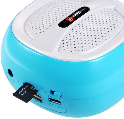 Enter E-BS300 Portable Bluetooth Mobile/Tablet Speaker (Red, Black, Blue, Portable Channel) 
