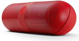 Bond Beatz Pill Large High Quality Wireless Mobile/Tablet Speaker (Red, 1 Channel)