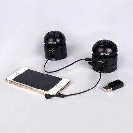 Go Rock TRMS02S-BK Wired Mobile/Tablet Speaker (Black, Separate To 2.0 Mode Channel)
