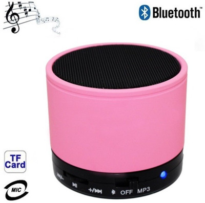 HAPS S10 Wireless Portable Mini Bluetooth Portable Bluetooth Mobile/Tablet Speaker (PINK, Single Unit Channel Channel) 
