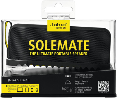Jabra SolemateNFC Bluetooth Mobile/Tablet Speaker (Black, 1.0 Channel) 