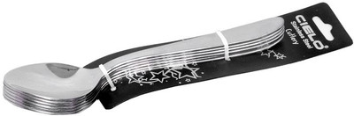 Cielo Desert Euro Stainless Steel Dessert Spoon Set Pack of 6
