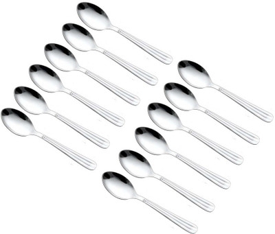 Cielo Stainless Steel Dessert Spoon Set Pack of 12 Cielo Stainless Steel Dessert Spoon Set Pack of 12