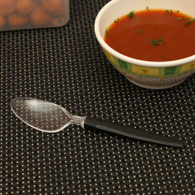 Excel Disposable Plastic Dessert Spoon Set Pack of 24 Excel Disposable Plastic Dessert Spoon Set Pack of 24