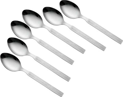 Cielo Stainless Steel Dessert Spoon Set Pack of 6 Cielo Stainless Steel Dessert Spoon Set Pack of 6