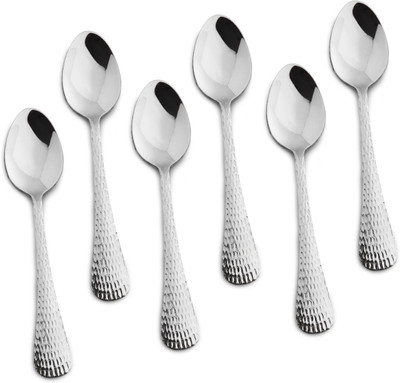 40% OFF on Cuisinier Hammered Stainless Steel Dessert Spoon Set Pack of 6 40% OFF on Cuisinier Hammered Stainless Steel Dessert Spoon Set Pack of 6