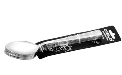 Cielo Stainless Steel Dessert Spoon Set Pack of 6 Cielo Stainless Steel Dessert Spoon Set Pack of 6