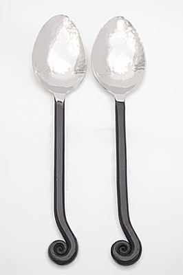 30% OFF on Carvers Black Lily Stainless Steel Salad Spoon, Serving Spoon Set Pack of 2 30% OFF on Carvers Black Lily Stainless Steel Salad Spoon, Serving Spoon Set Pack of 2