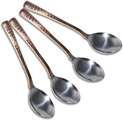 16% OFF on Prisha India Craft Stainless Steel, Copper Serving Spoon Set Pack of 4 16% OFF on Prisha India Craft Stainless Steel, Copper Serving Spoon Set Pack of 4